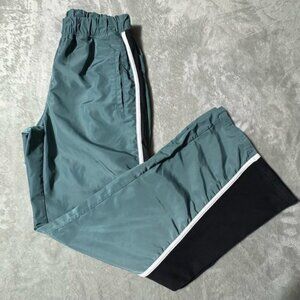 Free People Movement Retro Rider Wide Leg Track Pants. Size XS. Teal Black White